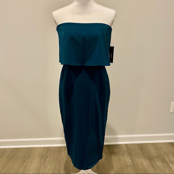 Lulus Dresses & Skirts - ✨BNWT✨ Lulus Green Strapless Midi Dress - Size M
